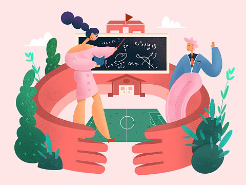 几张扁平风的练习作