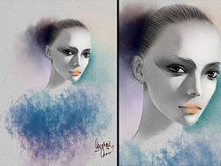 【SAI习作】我叫她尘烟（个人主页-ZODQyOTE2） - 创作习作 - 站酷设计师zZWCc原创素材 - 站酷ZCOOL