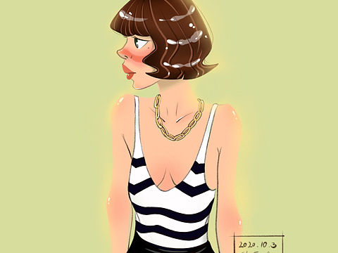 又一张插画练习（个人主页-ZNDgwMjQ1NDg=） - 创作习作 - 站酷设计师雪梨儿插画原创素材 - 站酷ZCOOL