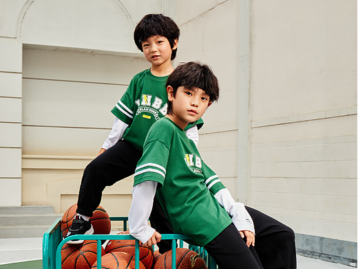 分享一组李宁KIDS篮球系列大片