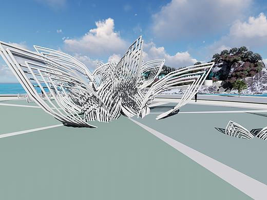 海洋艺术中心景观设计空间视频（个人主页-ZMTc3MTk3NTY=） - 景观设计 - 站酷设计师wang872098045原创素材 - 站酷ZCOOL