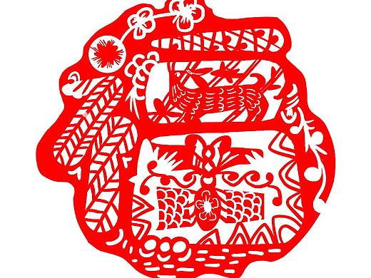 福字剪纸设计