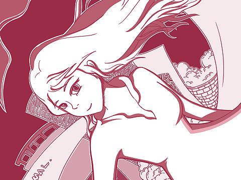 女孩（个人主页-ZNTA1Nzk4NzI=） - 创作习作 - 站酷设计师千恩原创素材 - 站酷ZCOOL