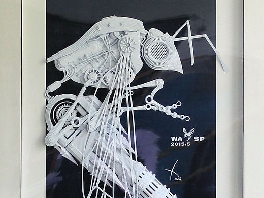机械式叠纸纸雕