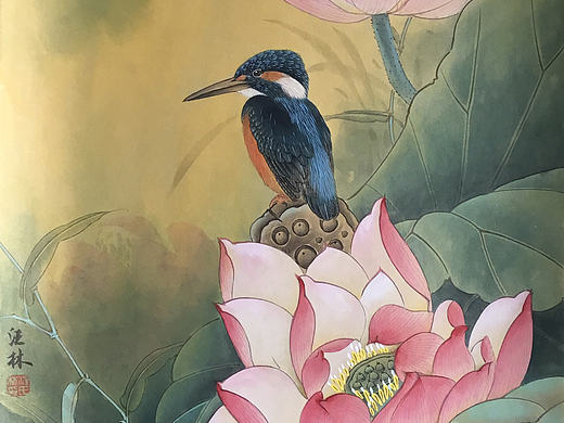 汪林工笔画