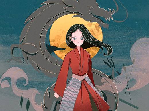 花木兰插画