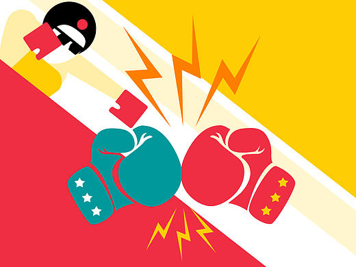 奥运主题，厅客app弹屏，几何矢量扁平风格