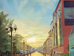 环游世界的画纸