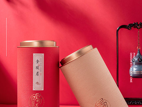 茶叶拍摄 红红火火