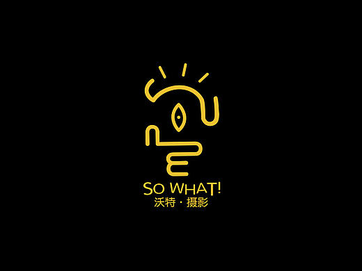 LOGO设计 | SO WHAT!沃特摄影