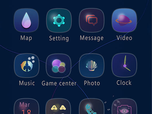 手机主题（个人主页-ZMTg3MjM5OTY=） - 主题/皮肤 - 站酷设计师文刀玉原创素材 - 站酷ZCOOL