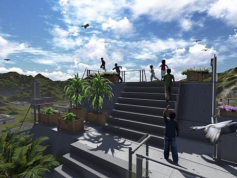 蜂窝型建筑概念设计视频