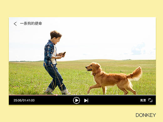 视频播放器界面