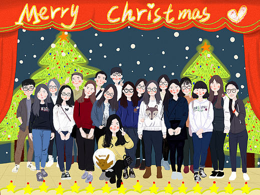 圣誕（個人主頁-ZMTk2MDgxNDQ=） - 商業(yè)插畫 - 站酷設計師mofa啊原創(chuàng)素材 - 站酷ZCOOL