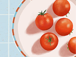 美食插画—西红柿:tomato: | 手机插画&指绘作品