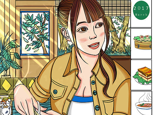 三月（个人主页-ZMjA4MzIyODg=） - 创作习作 - 站酷设计师小程的画原创素材 - 站酷ZCOOL