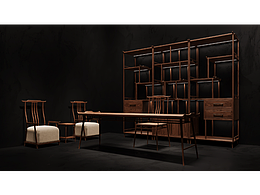 燈挂——书房家具设计