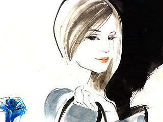 时尚水墨 2幅（个人主页-ZNjEwNjUyMA==） - 商业插画 - 站酷设计师王友谊原创素材 - 站酷ZCOOL