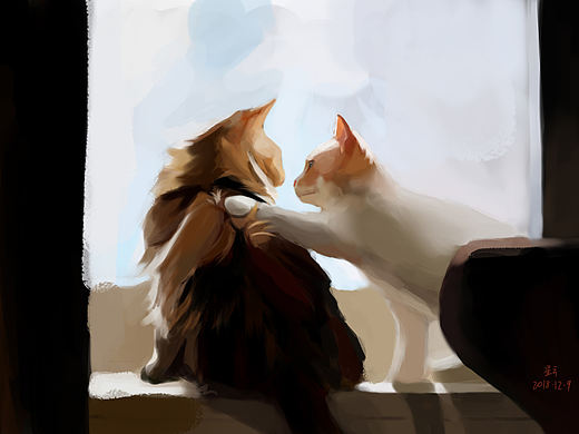 窗台上的猫（个人主页-ZMzExODI4MTY=） - 创作习作 - 站酷设计师老北京方便面原创素材 - 站酷ZCOOL