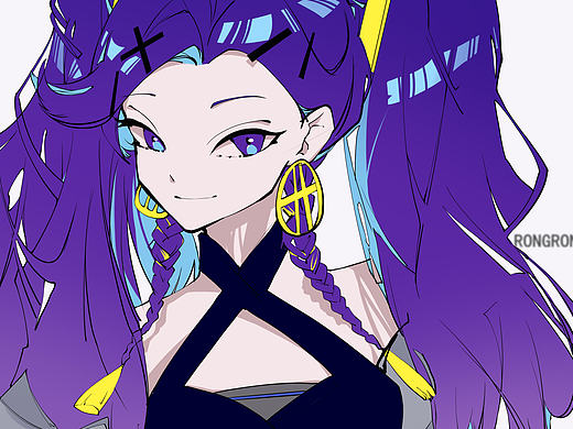 人物头像，海报插图