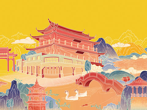 习作小画—潮汕小景