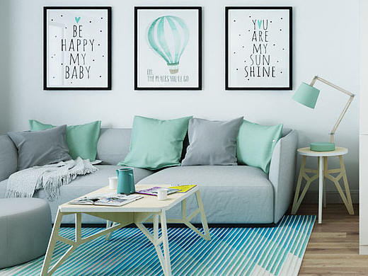 薄荷绿简约家装（个人主页-ZMjA1OTQ1NTI=） - 家装设计 - 站酷设计师桃子味硬糖原创素材 - 站酷ZCOOL