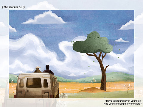 观影日记一一《遗愿清单》（个人主页-ZNDc5NTMyMTY=） - 商业插画 - 站酷设计师锈斑的Molly原创素材 - 站酷ZCOOL