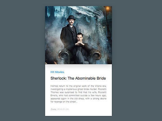 sketch界面概念《神探夏洛克》