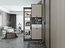 客厅入户玄关隔断柜