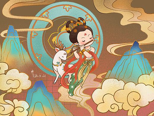 Q飞天（个人主页-ZNTQ0MzE3MDA=） - 儿童插画 - 站酷设计师乔48121原创素材 - 站酷ZCOOL