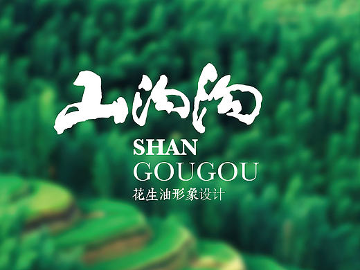 山沟沟花生油包装设计|花生油|包装设计|東德设计|东德设计|济南设计|logo设计