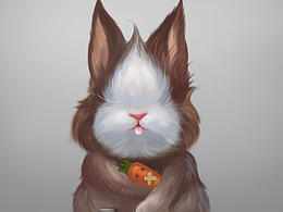 手绘-流氓兔