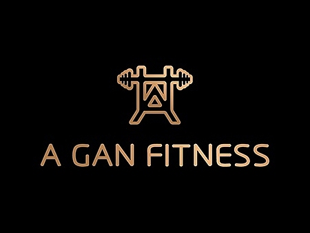 阿甘健身标志设计