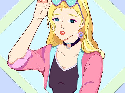 黄发女孩（个人主页-ZNTY1NjcyODg=） - 绘本 - 站酷设计师Morrty原创素材 - 站酷ZCOOL