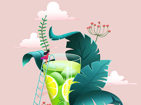 食物饮品（个人主页-ZNTcyMTU2MjQ=） - 商业插画 - 站酷设计师插画师年年原创素材 - 站酷ZCOOL