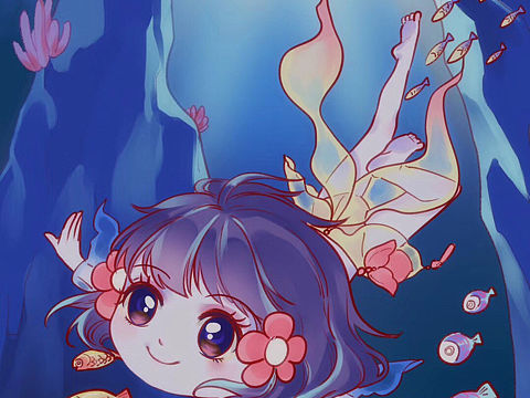 潛水的蔬女（個人主頁-ZMjcyODQzNjQ=） - 單幅漫畫 - 站酷設計師蔬女動漫原創(chuàng)素材 - 站酷ZCOOL