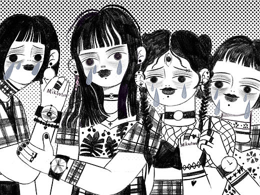 六月悲伤酷女孩