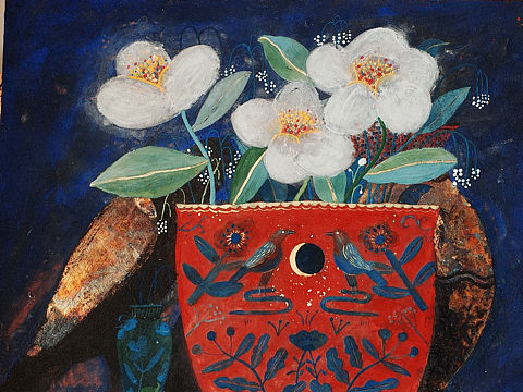 岩彩23/《无题》