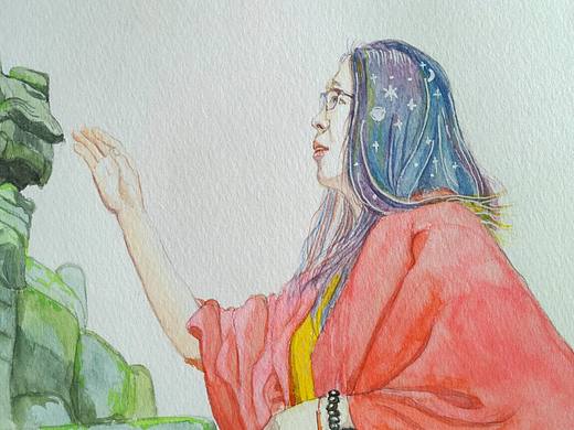 【心画】跨越时空的凝视——乐美 （07）（个人主页-ZMjE5NDk3MDg=） - 绘画 - 站酷设计师小鹿乱画原创素材 - 站酷ZCOOL