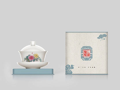 手绘陶瓷手工礼盒/马口铁盒包装设计方案
