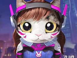 守望先鋒（喵喵頭像）國外作品