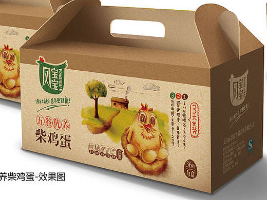 智多邦——柴鸡蛋包装设计 鸡蛋包装设计 食品品牌设计 食品包装设计