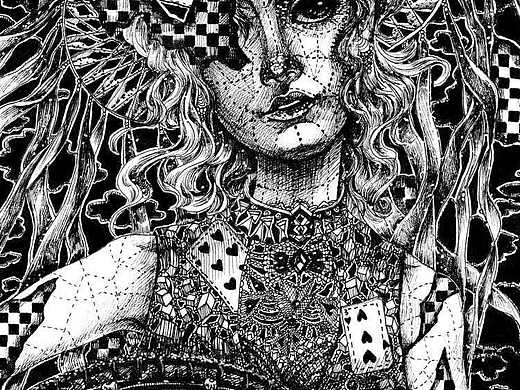 针管笔插画