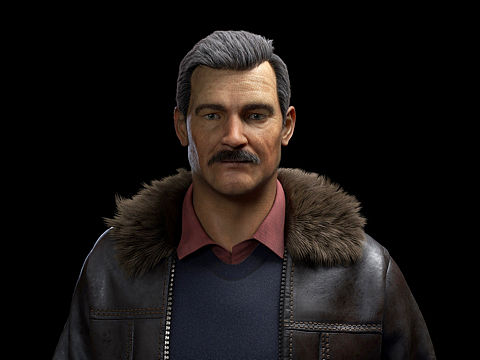 角色练习-老头（个人主页-ZNDgzMjY0Mjg=） - 人物/生物 - 站酷设计师地狱少女木下原创素材 - 站酷ZCOOL