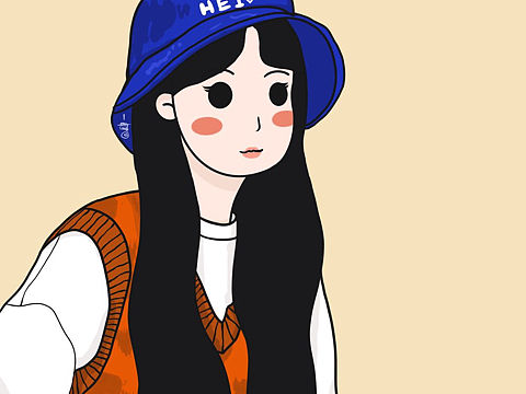 扁平頭像摸魚（個人主頁-ZNTY5OTY5MzY=） - 創(chuàng)作習作 - 站酷設計師肆一一一一原創(chuàng)素材 - 站酷ZCOOL