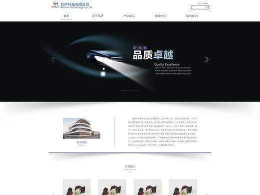 凯萨科技官网改版