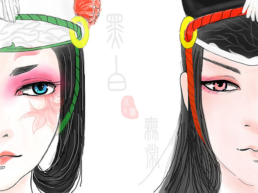 不良人－黑白无常（个人主页-ZMTU2OTg5NzI=） - 单幅漫画 - 站酷设计师栾大人原创素材 - 站酷ZCOOL