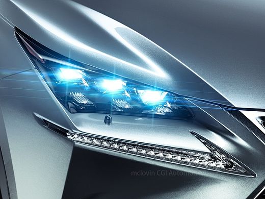 Lexus NX200t F-sport CGI汽车摄影