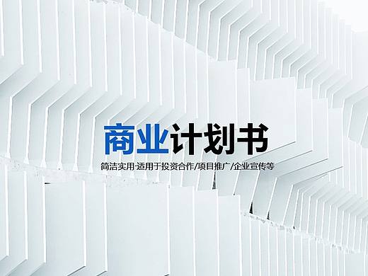 【商业计划书】品牌推广+企业宣传+策划提案蓝色商务
