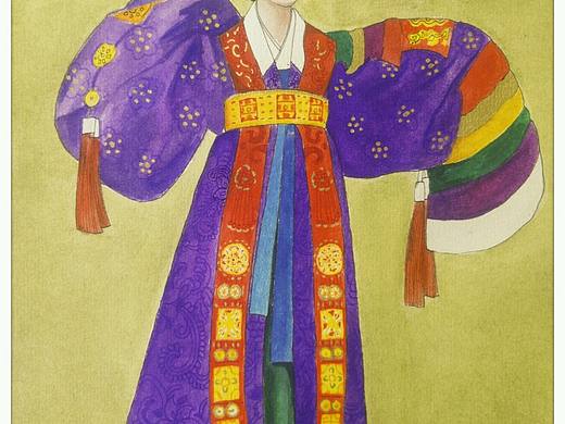 十九世紀朝鲜时代妓生裝扮